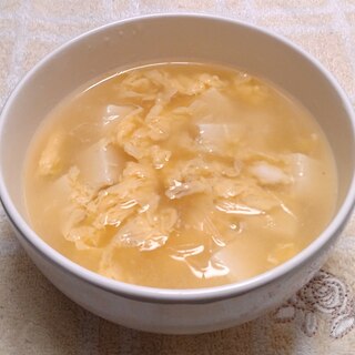 【簡単】♡豆腐と春雨のフワフワ卵スープ♡